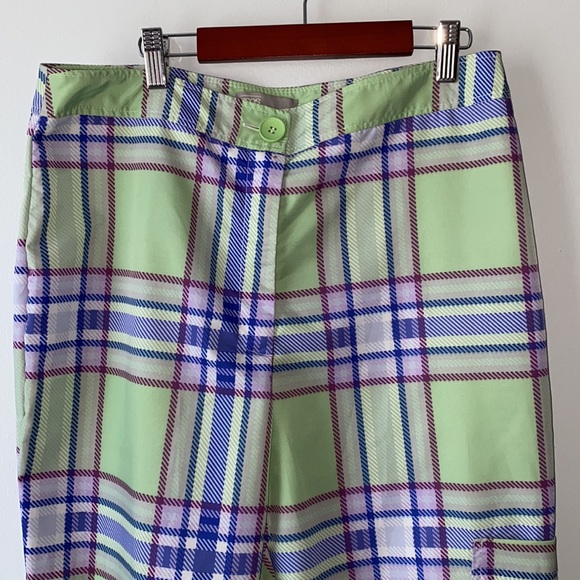 ⚡️Last Days! ASOS DESIGN 90's check kick flare trouser in shell fabric co-rd 8 - Picture 4 of 13